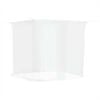 vidaXL Moustiquaire suspendue 156 maille blanc 220x150x180 cm