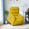 vidaXL Fauteuil de massage inclinable Jaune Velours