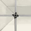 vidaXL Tente de réception pliable Aluminium 4,5x3 m Crème