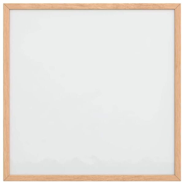 vidaXL Tableau blanc magn&eacute;tique avec cadre bois de pin massif 40x40 cm