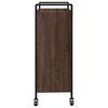 vidaXL Chariot de cuisine chêne marron 70x30x82 cm bois d'ingénierie