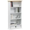 vidaXL Meuble CD Blanc 52 x 17.5 x 103 cm Pin massif