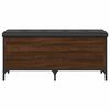vidaXL Banc de rangement ch&ecirc;ne marron 102x42x45 cm bois d'ing&eacute;nierie