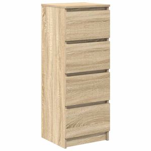 vidaXL Buffet ch&ecirc;ne sonoma 37,5x35x99 cm bois d'ing&eacute;nierie