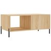 vidaXL Table basse ch&ecirc;ne sonoma 90x50x40 cm bois d'ing&eacute;nierie