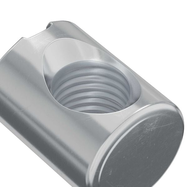 vidaXL &Eacute;crous &agrave; baril 2 pcs Argent&eacute; M6 x 13 mm M&eacute;tал