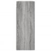 vidaXL Armoire murale sonoma gris 69,5x34x90 cm