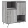 vidaXL Buffets 2 pcs sonoma gris bois d'ing&eacute;nierie