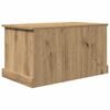vidaXL Bo&icirc;tes de rangement ch&ecirc;ne artisanal 70x40x38 cm bois ing&eacute;nierie
