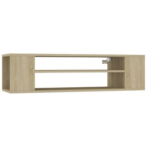 vidaXL Meuble TV suspendu Ch&ecirc;ne sonoma 100x30x26,5 cm Bois ing&eacute;nierie