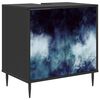 vidaXL Armoire de salle de bain RAALTE Ch&ecirc;ne noir 60 x 40 x 61 cm