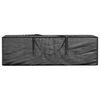 vidaXL Sac de rangement pour sapin de Noël noir 135x40x55 cm PE