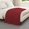 vidaXL Couvertures &agrave; jeter 6 pcs Rouge Bordeaux 150 x 130 cm Toison