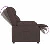 vidaXL Fauteuil inclinable Marron fonc&eacute; 82 x 93 x 96 cm tissu