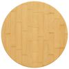 vidaXL Dessus de table &Oslash;50x1,5 cm bambou