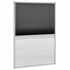 vidaXL Moustiquaire pliss&eacute;e pour fen&ecirc;tre et store Aluminium 80 x 120cm