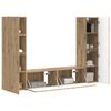 vidaXL Ensemble meuble TV 6 pcs Ch&ecirc;ne artisanal Bois d'ing&eacute;nierie