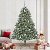 vidaXL Sapin de No&euml;l artificiel Vert 210 cm PVC, plastique et acier