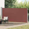 vidaXL Auvent lat&eacute;ral r&eacute;tractable 160 x 500 cm Marron