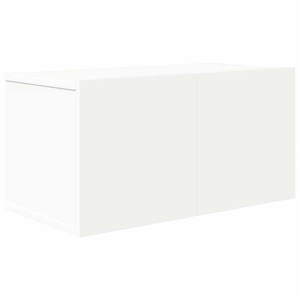 vidaXL Ensemble de meubles TV 10 pcs Blanc Bois d'ing&eacute;nierie