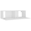 vidaXL Ensemble de meubles TV 8 pcs Blanc Bois d'ingénierie