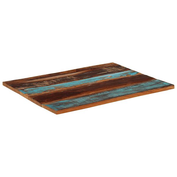 vidaXL Dessus de table rectangulaire 70x90 cm 25-27 mm Bois récupéré