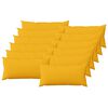 vidaXL Coussin avec oreiller HEERLEN 12 pc Jaune clair Tissu