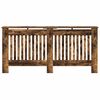 vidaXL Cache-Radiateur Ch&ecirc;ne fum&eacute; 172 x 19 x 81,5 cm Bois d'ing&eacute;nierie