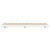 vidaXL Cadre de lit sans matelas blanc 75x190 cm bois de pin massif