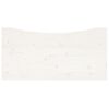 vidaXL Dessus de bureau blanc 110x60x2,5 cm bois massif de pin