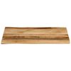 vidaXL Dessus de table bord vivant 90x60x2,5 cm bois de manguier brut