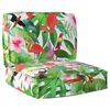 vidaXL Set de coussins de palette 2 pcs Jungle tropicale Tissu Oxford