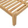 vidaXL Canap&eacute; d'angle palette de jardin et coussins bois acacia massif