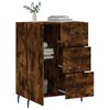 vidaXL Buffet ch&ecirc;ne fum&eacute; 69,5x34x90 cm bois d'ing&eacute;nierie