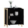 vidaXL Buffet Noir 62x38x70 cm Bois d'ingénierie