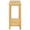 vidaXL Table console de jardin Acacia clair 80 x 35 x 75 cm