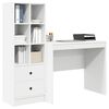 vidaXL Bureau avec tiroir 2 pcs Blanc