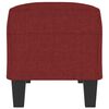 vidaXL Banc Rouge bordeaux 100x35x41 cm Tissu
