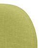 vidaXL Oreille de t&ecirc;te de lit Vert 80 x 23 x 6 cm tissu