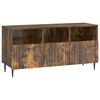 vidaXL Meuble TV Ch&ecirc;ne fum&eacute; 102 x 34,5 x 50 cm Bois d'ing&eacute;nierie