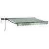 vidaXL Cadre de store manuel avec LEDs 3,5 x 2,5 m