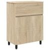 vidaXL Unit&eacute; de vanit&eacute; de salle de bain Ch&ecirc;ne Sonoma 60 x 35 x 80 cm