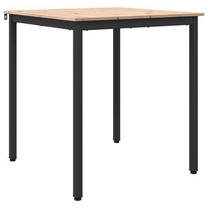 vidaXL Table de salle &agrave; manger / Table de repas Naturel