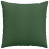 vidaXL Coussins de canapé 2 pcs Vert foncé 80 x 80 cm