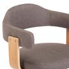 vidaXL Tabourets de bar lot de 2 taupe bois courbé et tissu
