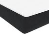 vidaXL Sommier &agrave; lattes de lit avec matelas noir 160x210 cm velours