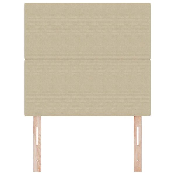 vidaXL T&ecirc;te de lit Gris Vert Clair 100 cm Cuir synth&eacute;tique