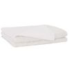 vidaXL Couverture Pond&eacute;r&eacute;e Blanc 120 x 180 cm 5 kg 100% Coton 205T