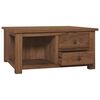 vidaXL Table basse 68x68x33 cm Bois de teck solide