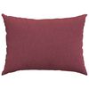 vidaXL Coussins de canapé 2 pcs Bordeaux 70 x 50 cm tissu